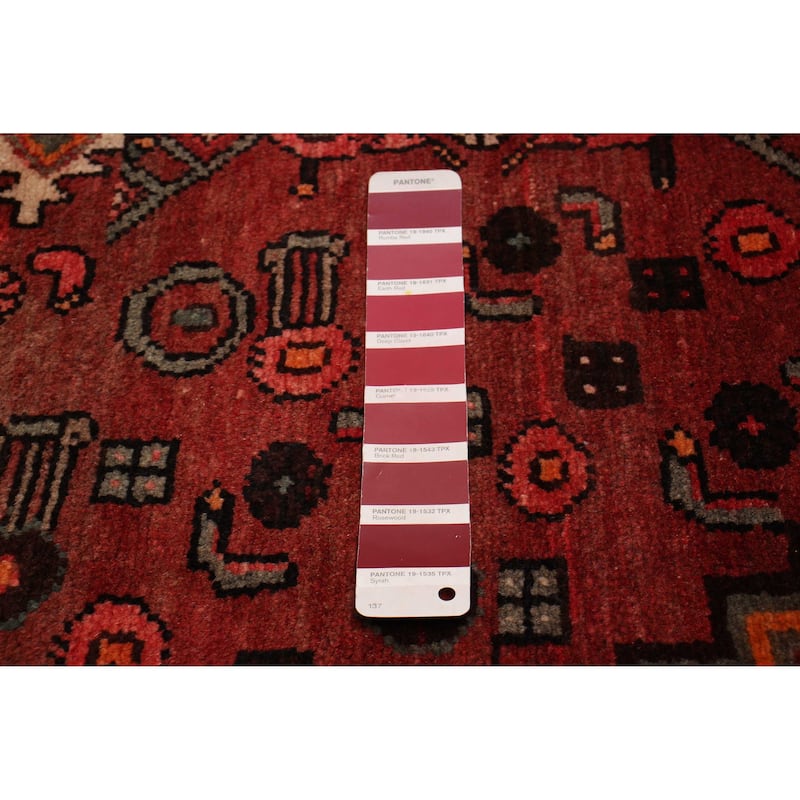 ECARPETGALLERY Hand-knotted Andelz Dark Red Wool Rug - 3'6 x 6'1