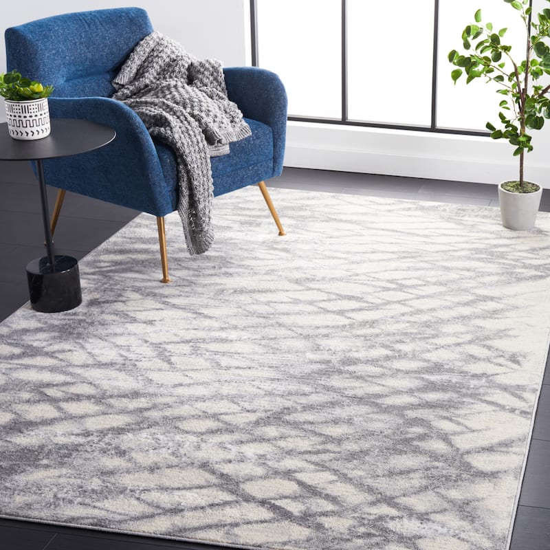 SAFAVIEH Jasper Daria Modern & Contemporary Rug - 9' x 12' - Grey/Ivory