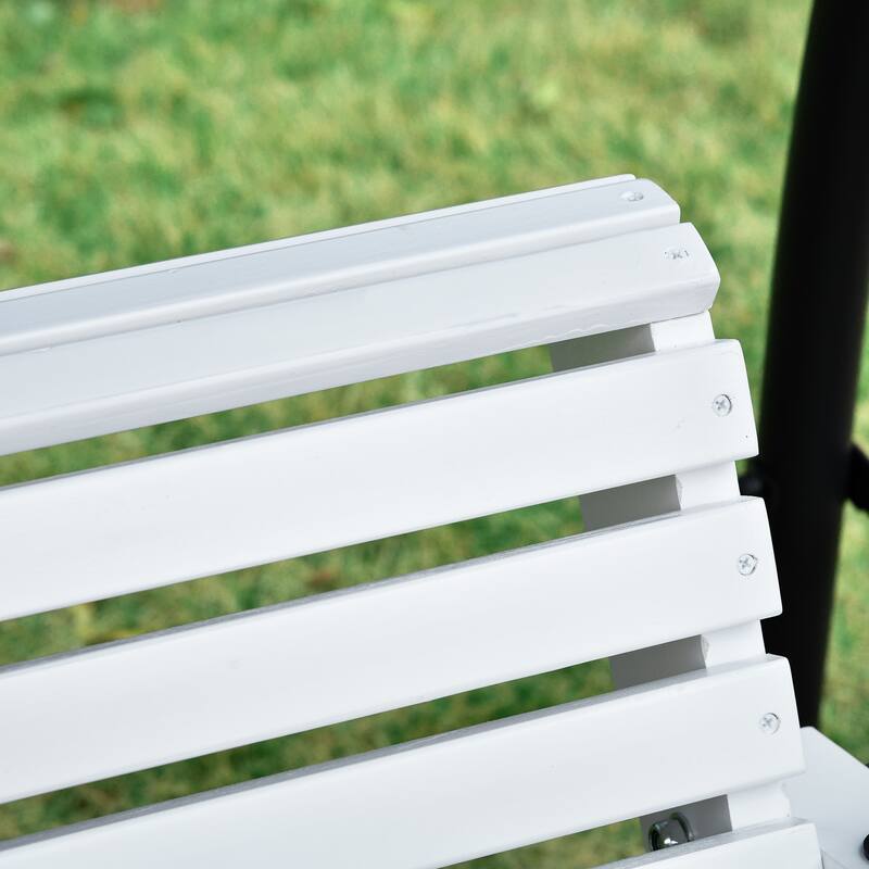 Outsunny 3-Seater Wooden Porch Swing