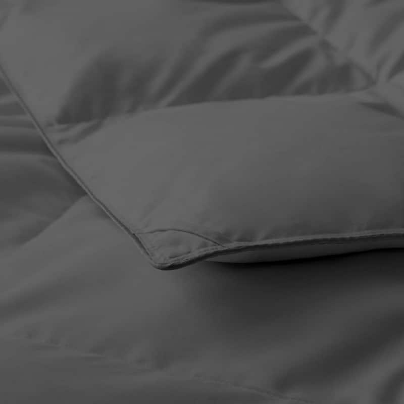 Lightweight Microfiber White Goose Down and Feather Fiber Comforter