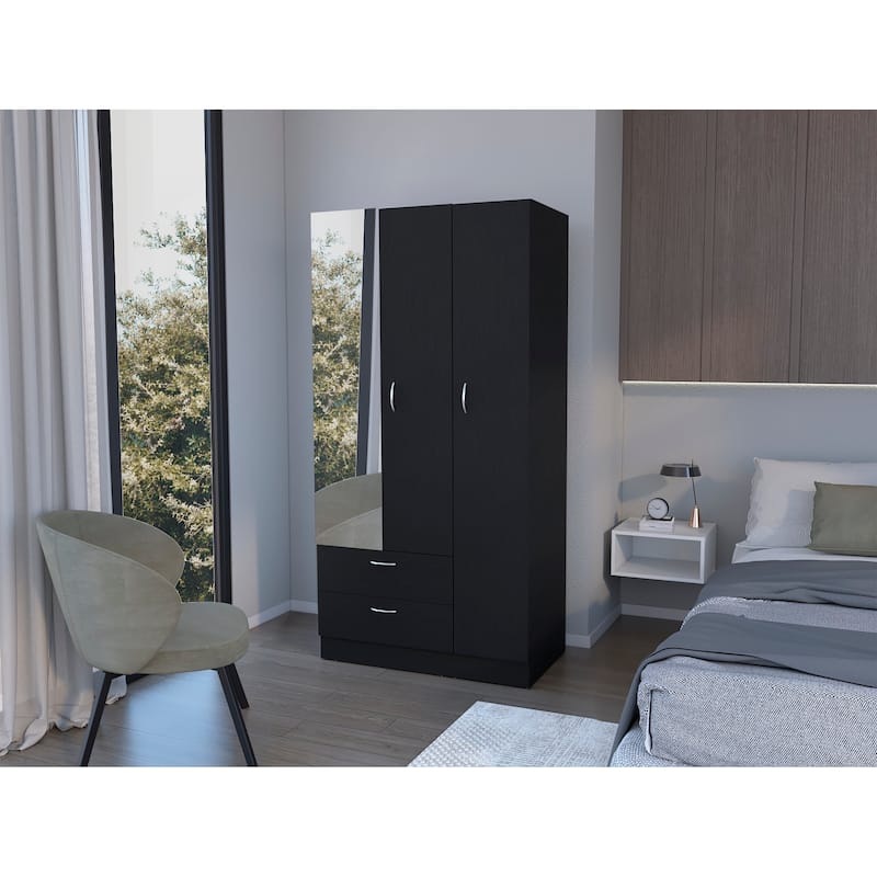 Eloy Modern Wardrobe - White