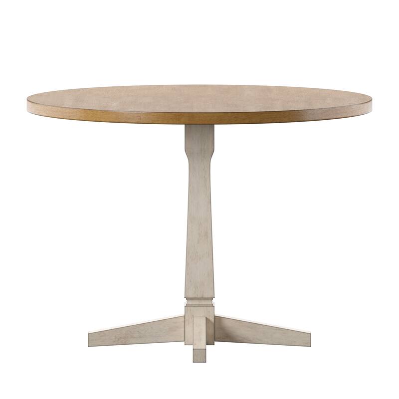 Eleanor Round Two-Tone Dining Table by iNSPIRE Q Classic