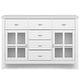 preview thumbnail 42 of 78, WYNDENHALL Stratford Solid Wood Transitional Sideboard Buffet - 54 inch Wide