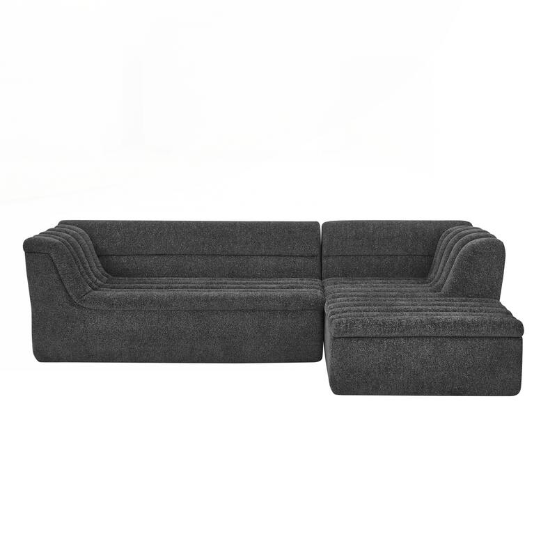106" L-Shaped Modular Sectional Sofa with Chaise for Living Room
