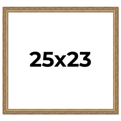 25x23 Frame Red Solid Wood Picture Frame Width 1.75 Inches | Interior Frame Depth 1 13/16 Inches
