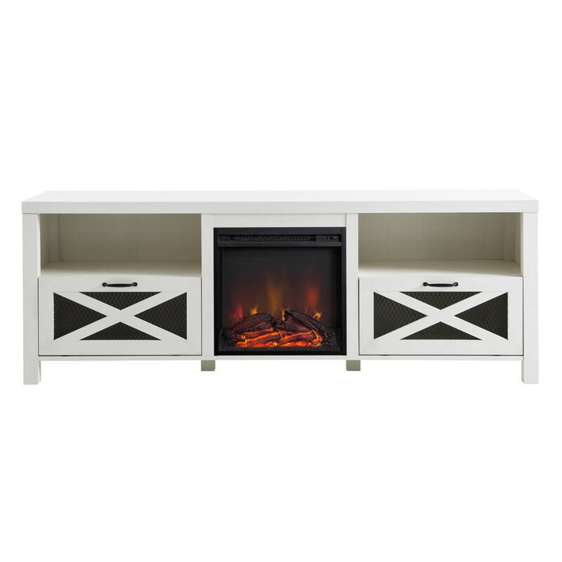 Middlebrook 70-inch Rustic Fireplace TV Stand