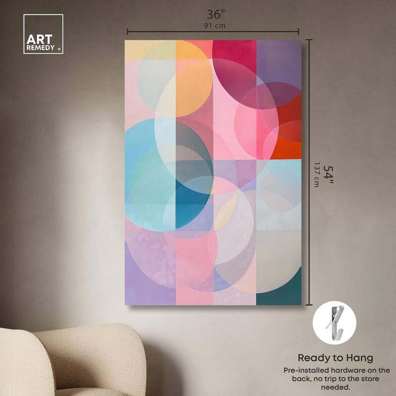 Oneiric Circles IV Canvas by Art Remedy, Gallery Wrapped