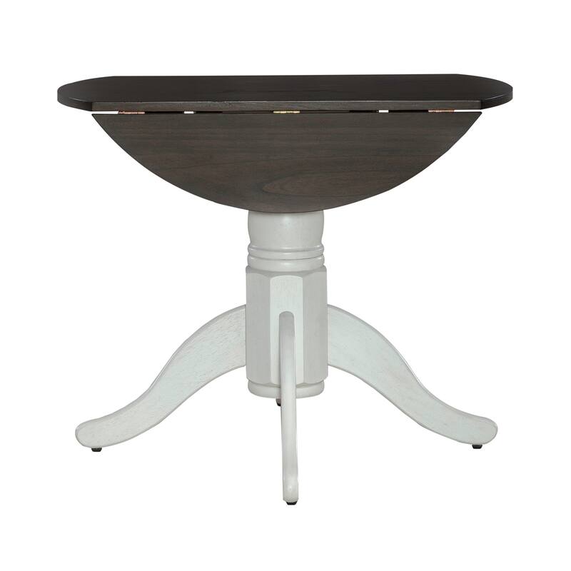Brook Bay 3 Piece Drop Leaf Table Set with 2 Ladder Back Chairs