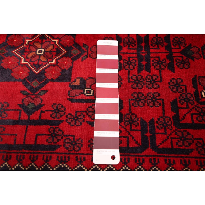 ECARPETGALLERY Hand-knotted Finest Khal Mohammadi Red Wool Rug - 9'10 x 13'1