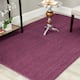 SAFAVIEH Jerneja Handmade Solid Chunky Jute Area Rug - 3' x 5' - Purple