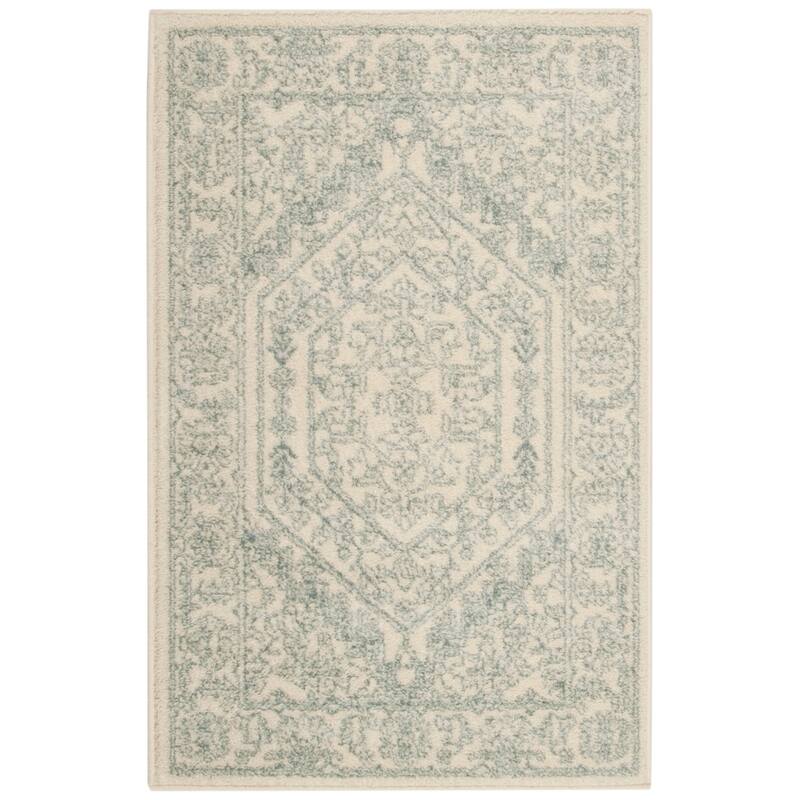 SAFAVIEH Adirondack Cheyenne Rustic Oriental Medallion Rug - 2'6" x 4' - Ivory/Slate