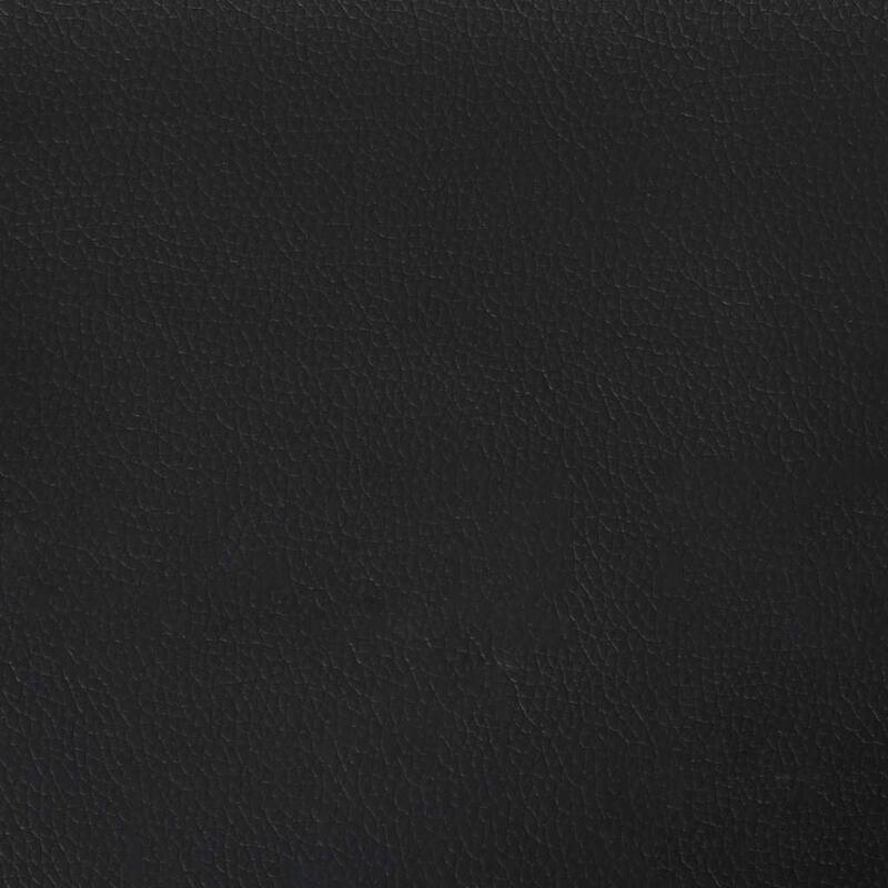 vidaXL Bed Frame, Faux Leather, No Mattress