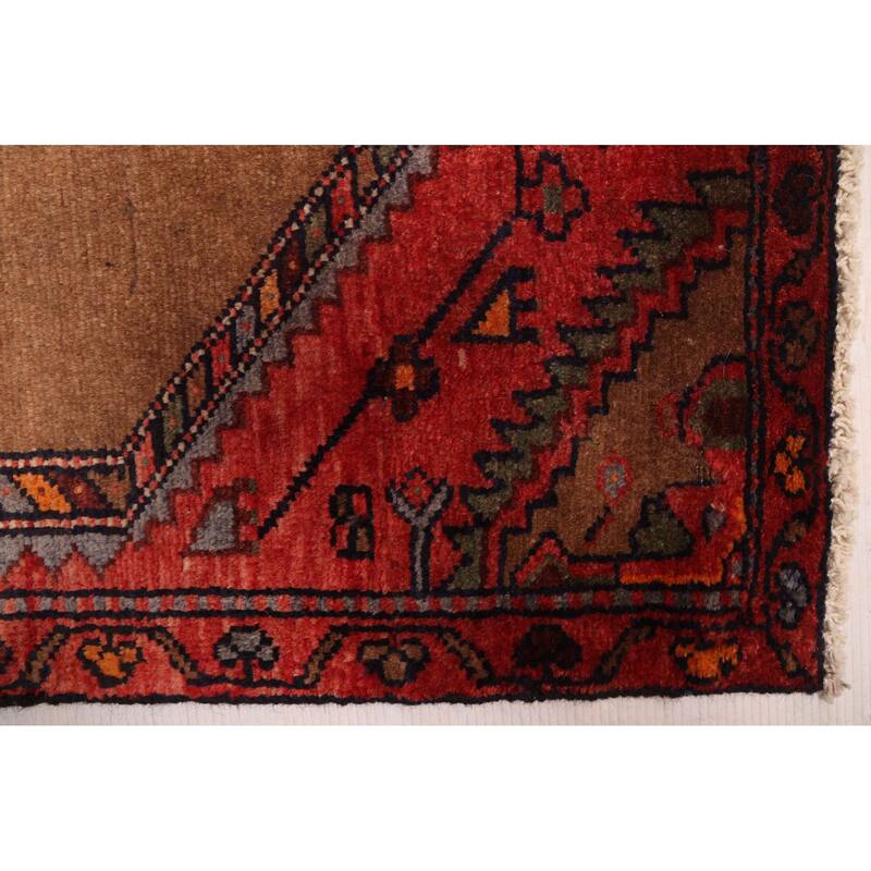 ECARPETGALLERY Hand-knotted Konya Anatolian Brown Wool Rug - 3'3 x 6'7