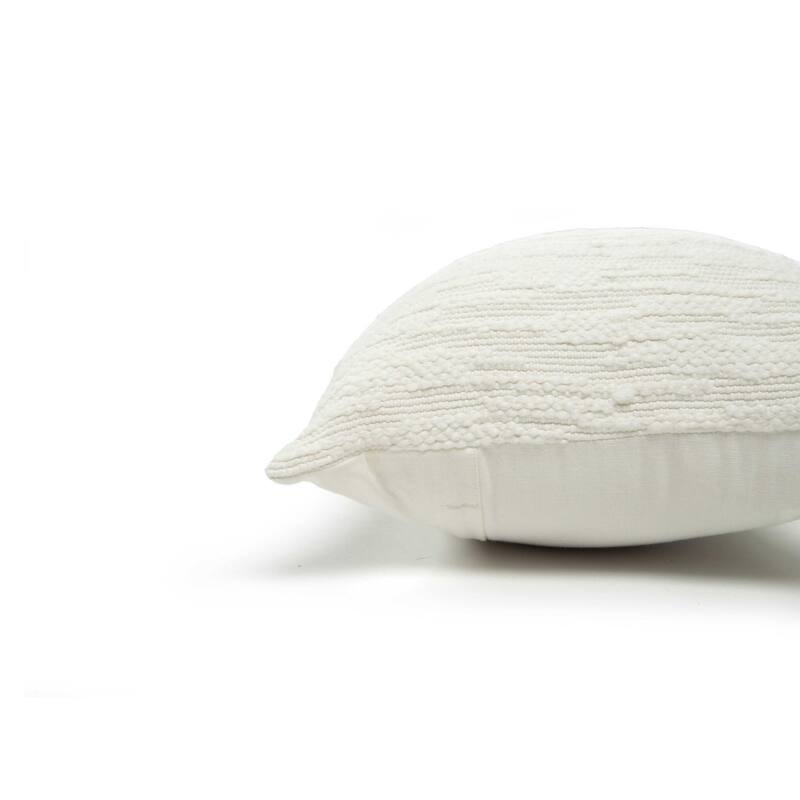 Rizzy Home Woven Dimensional Solid Throw Pillow