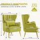 preview thumbnail 14 of 65, HOMYKA Modern Wingback Arm Chair Upholstered Accent Chair