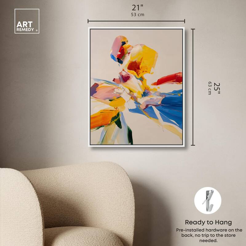 Flippant Bloom I Canvas by Art Remedy