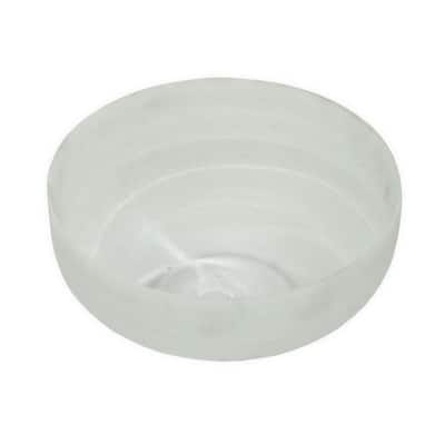 Niza Large Accent Planter Set of 2, White Weather Resistant Ceramic
