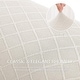 preview thumbnail 18 of 16, Enova Home Ivory Ultra Soft Rhombus Jacquard Polyester Spandex Fabric Box Cushion Armchair Slipcover - N/A