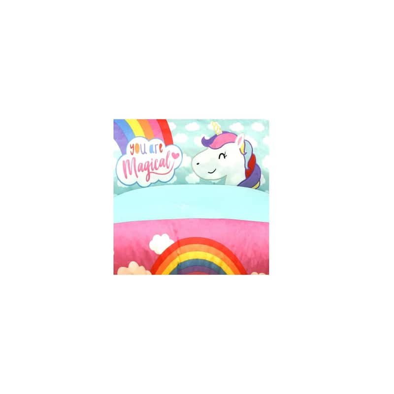 Heritage Kids Unicorn Toddler Pink Bean Bag Sofa Chair