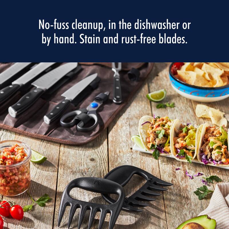 Henckels Forged Accent 9-pc Barbecue Carving Tool Set - Brown