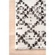 preview thumbnail 16 of 24, Nuloom Contemporary Modern Mayen Geo Trellis Area Rug