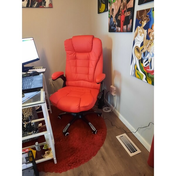 Chairs & Sofas Reclining PU Leather Executive Home Office Chair