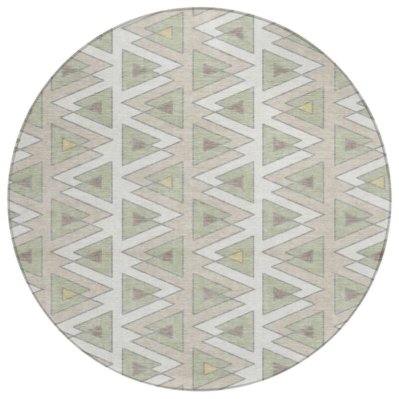 Machine Washable Indoor/ Outdoor Global Lyons Chantille Rug