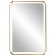 preview thumbnail 1 of 9, Uttermost 09862 Crofton 22" W x 32" H Rectangular Framed Bathroom Brushed Brass