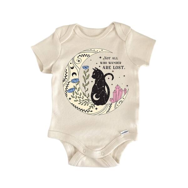 slide 2 of 6, Adventure Wander Are Lost Magic Mystical - Baby Boy Girl Clothes Bodysuit Funny Cute Blue - 0-3M