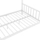 preview thumbnail 7 of 16, Full Size Metal House Platform Bed with Two Drawers,Headboard and Footboard,Roof Design