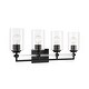 preview thumbnail 6 of 16, Minka Lavery Binsy - 1 Light Bath Vanity in Coal Finish