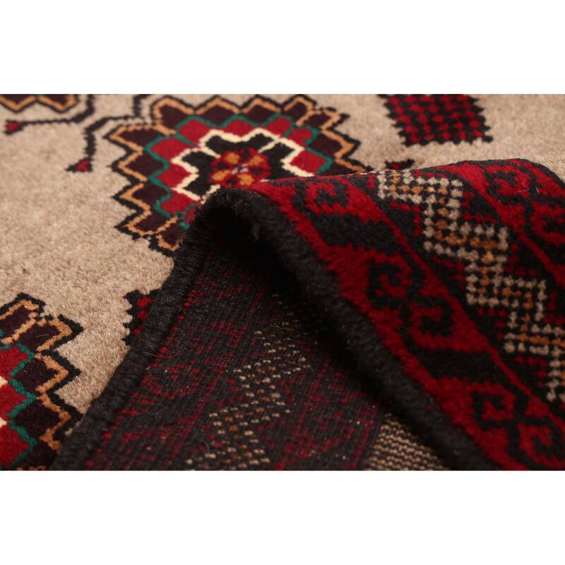 ECARPETGALLERY Hand-knotted Teimani Tan Wool Rug - 3'3 x 5'1