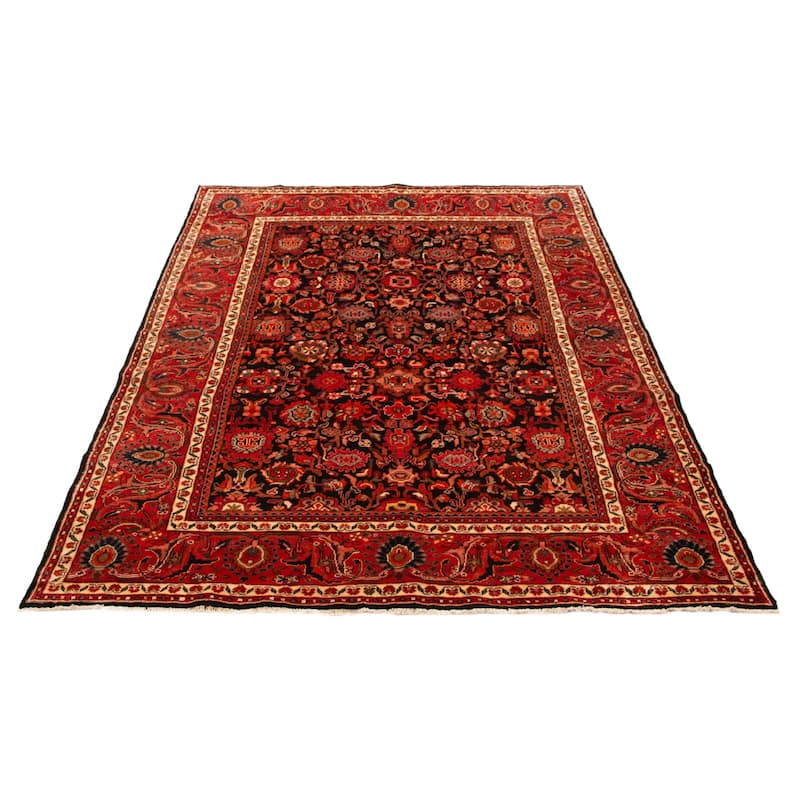 ECARPETGALLERY Hand-knotted Anadol Navy Wool Rug - 7'3 x 10'9