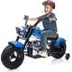 preview thumbnail 7 of 22, 36V Kids Electric Dirt Bike, Ride On Electric Motorcycle with Training Wheels Blue
