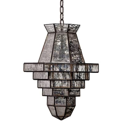 Jamie Young Imperial 1-Light Glass and Metal Pendant - 60 Max Wattage, Volts 120