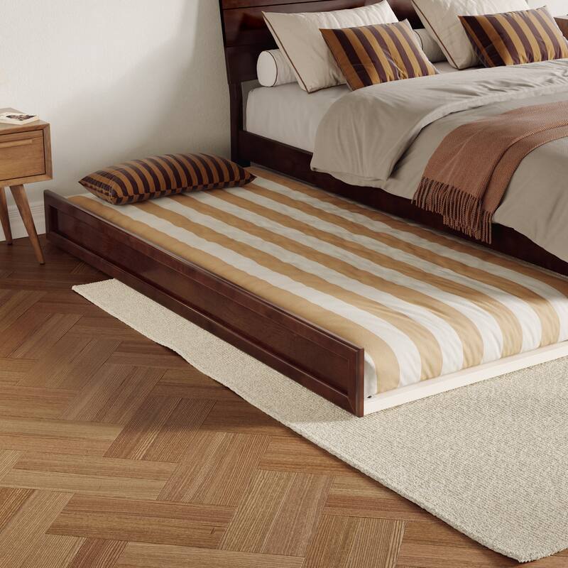 Phoenix Wood Platform Bed with Trundle