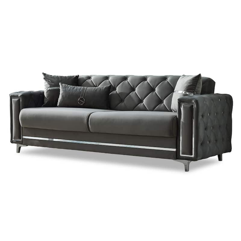 Barbados 4-Pieces Comfortable Sleeper Modern One Sofa One Loveseat Two Chair Living Room Set