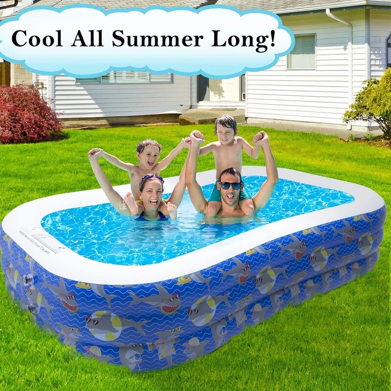 8 foot inflatable pool discount