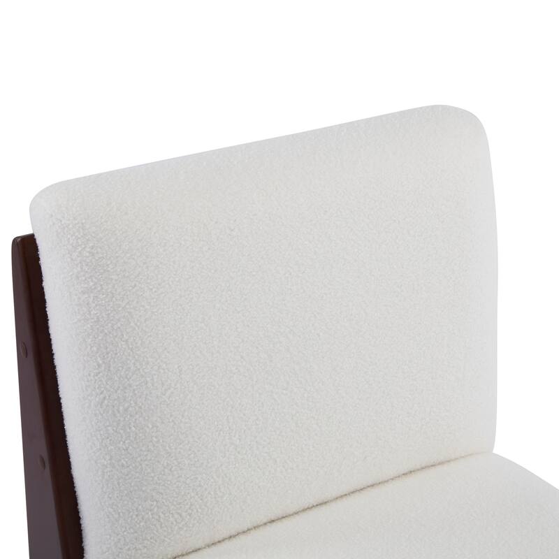 Christopher Knight Home - Modern Rubber Wood + Fabric Accent Chair