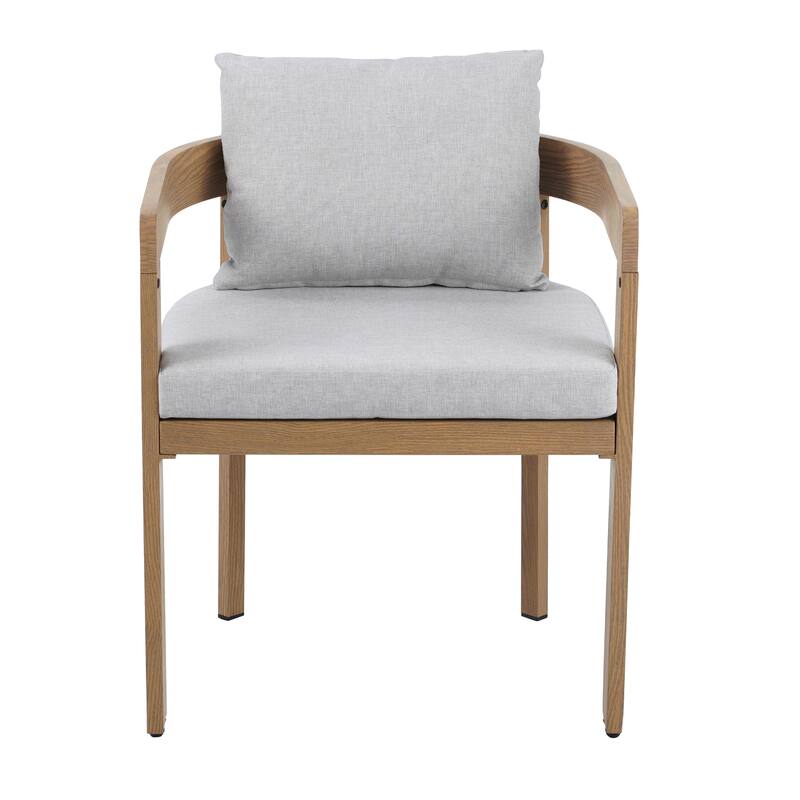 Elko Outddor And Indoor Aluminum Dining Chair (Excluding the table)