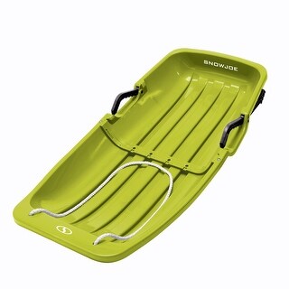 Classic Toboggan 34-Inch Snow Sled, Up To 2 Riders, Brakes, Kids 4 and Up, - 6.9 Height