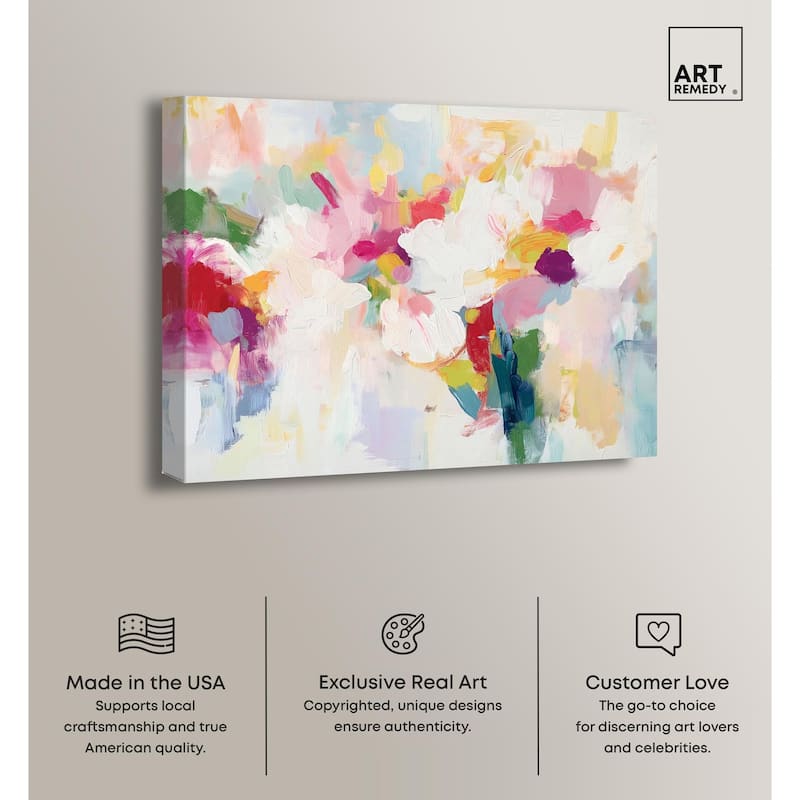 Saturated Colors I Canvas by Art Remedy, Gallery Wrapped