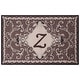 preview thumbnail 10 of 21, SAFAVIEH Handmade Monogram Galatea Rug 2'6" x 4' - Z - Mocha - Rectangle