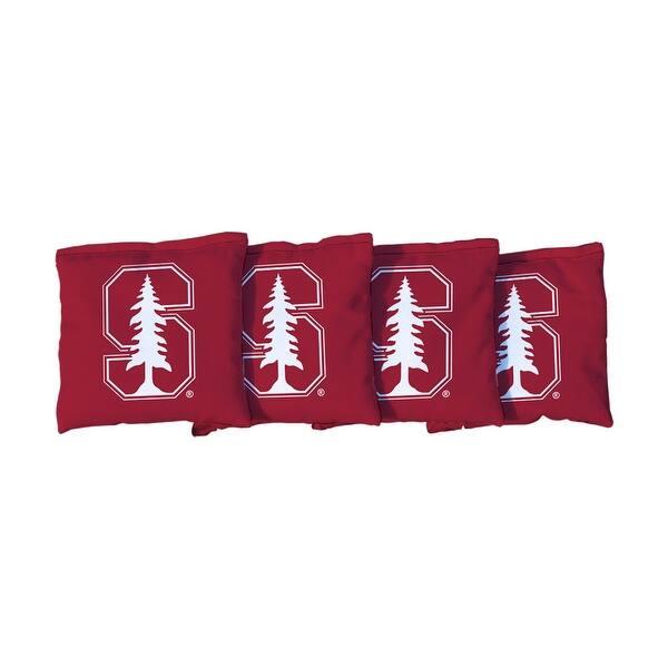 slide 2 of 3, Stanford University Cardinal Red Cornhole Bags All-Weather Resin Filled