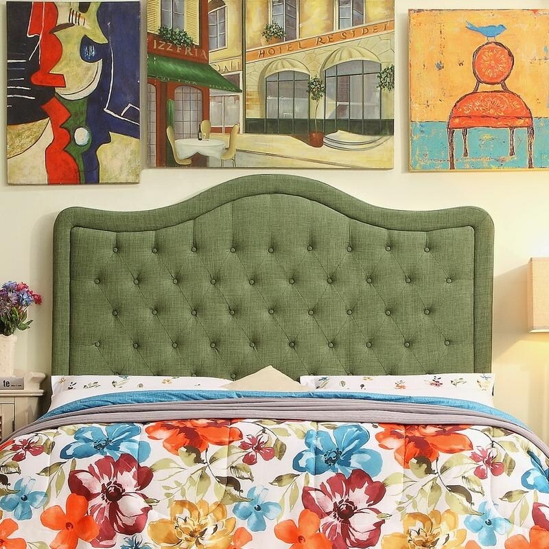 Sieber upholstered panel on sale headboard