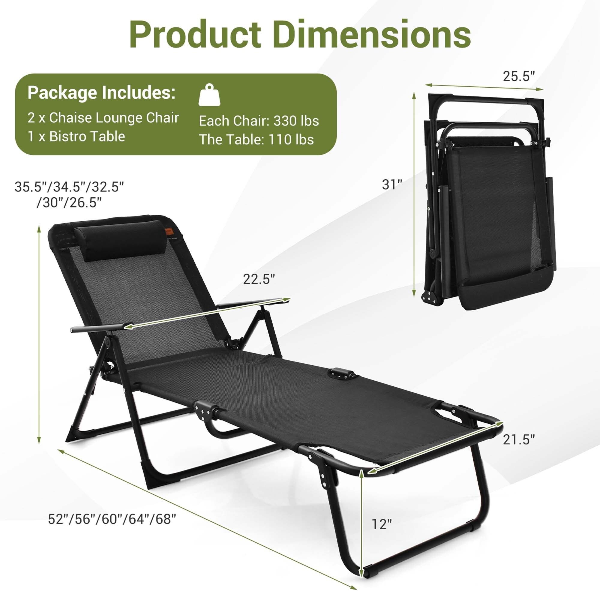 Pvc folding lounge best sale