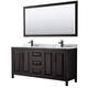 Option Dark Espresso / White Carrara Marble Top / Matte