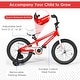 preview thumbnail 14 of 18, Babyjoy 16'' Kids Bike Bicycle w/ Training Wheels for 5-8 Years Old - See details