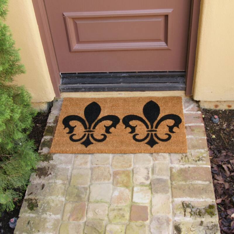 Rubber-Cal "The Clovis Legend" French Provincial Doormat, 18 x 30-Inch