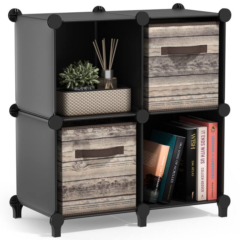 Sorbus Cube Storage Organizer – Waterproof Cubby Shelf for Closet, Toys, Books, Shoes, Décor – Space-Saving Bookshelf
